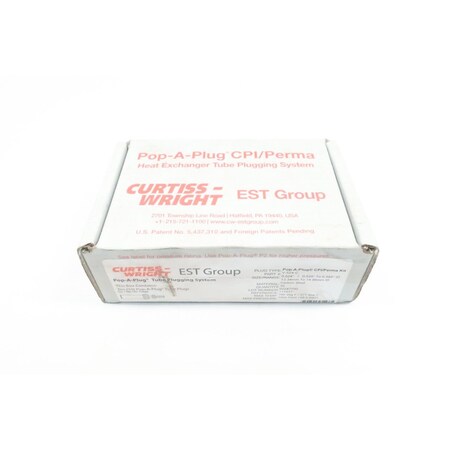 Curtiss-Wright Pop-A-Plug Cpi/Perma Kit 0.524-0.525In Heat Exchanger Parts And Accessory, 10PK V-524-C